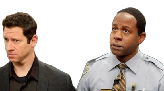 scene, brooklyn, nine transparent PNG cut-out