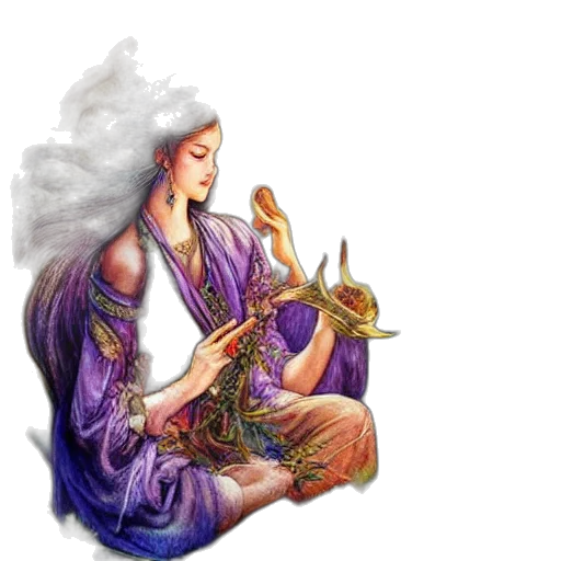 jewelry, dragon, staff, dress transparent PNG cut-out