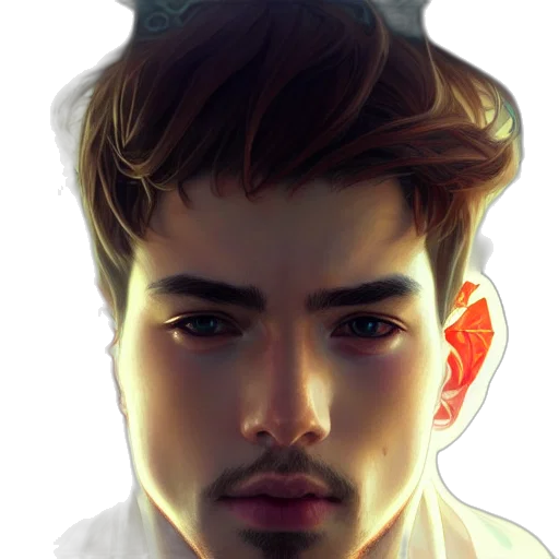 face, staff, creature, mask, photorealistic, cartoon, concept art, oil painting transparent PNG cut-out