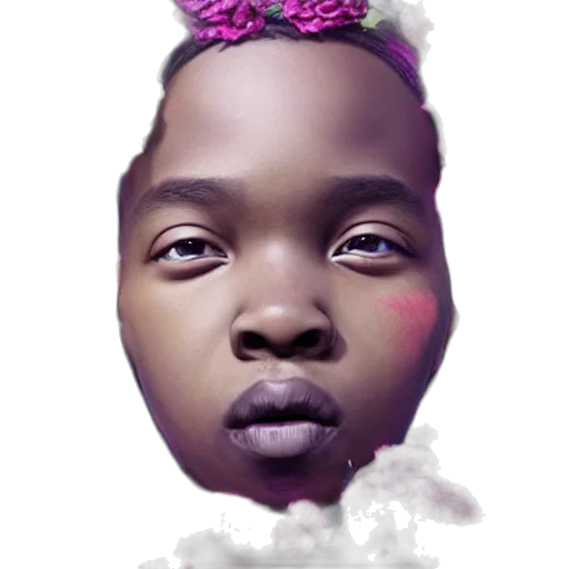 face, crown, mask, creature, photorealistic, concept art, 3d render, cartoon transparent PNG cut-out