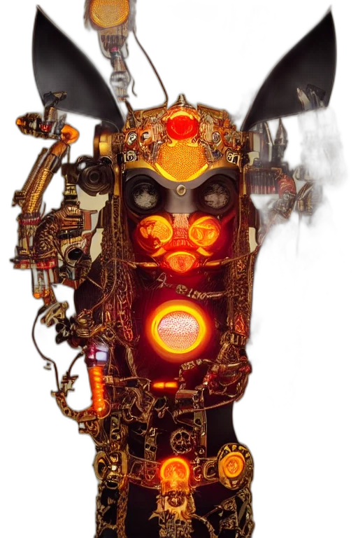 robot, mask, face, staff transparent PNG cut-out