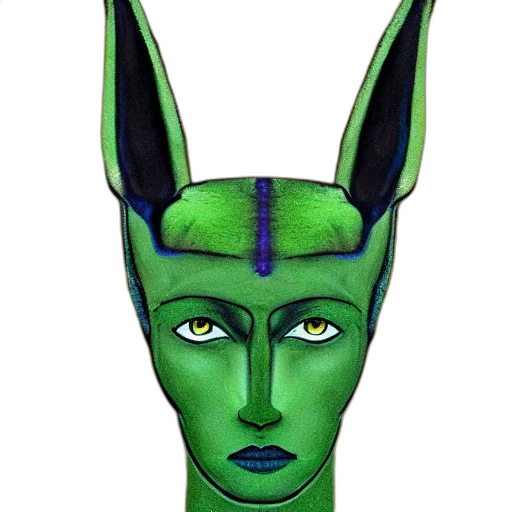 mask, face, creature, staff transparent PNG cut-out