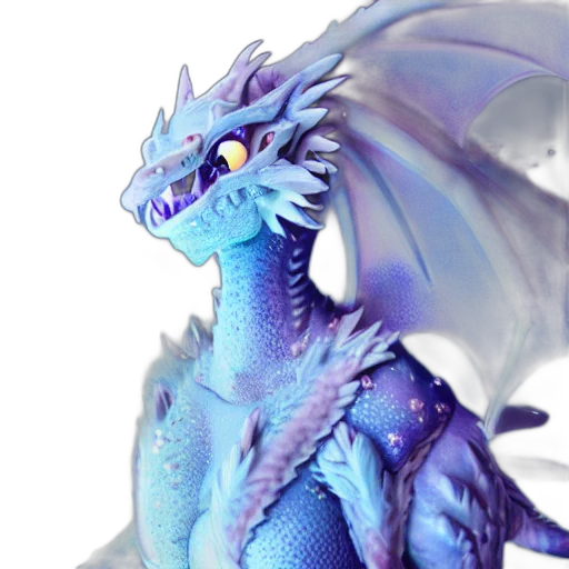 dragon, creature, staff, fantasy art transparent PNG cut-out