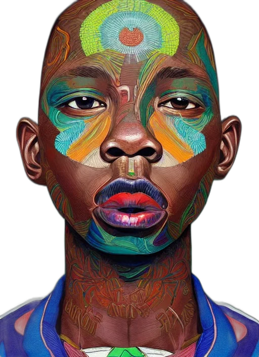 face, mask, creature, photorealistic, watercolor, fantasy art, concept art, colorful transparent PNG cut-out