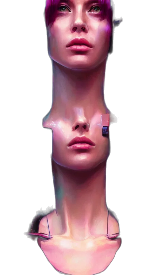 face, robot, mask, crown transparent PNG cut-out