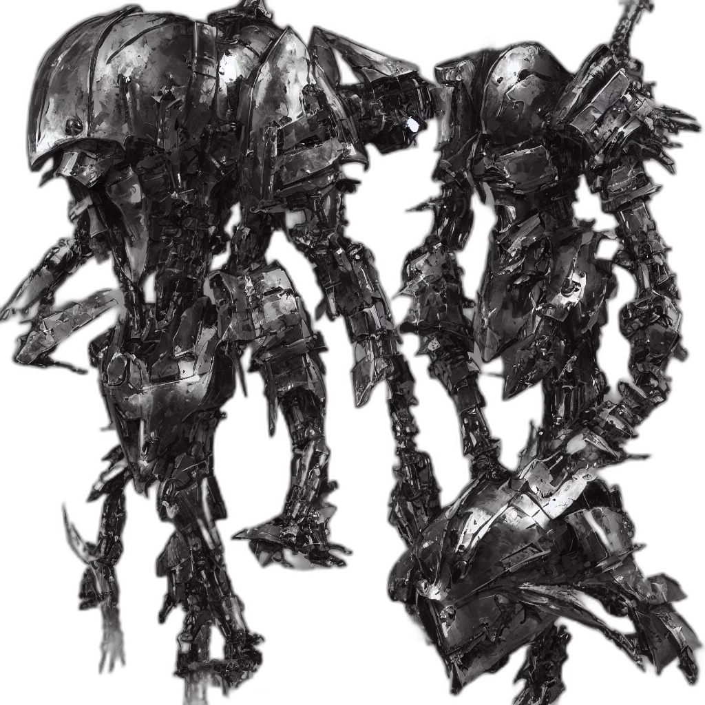 robot, weapon, creature, concept art transparent PNG cut-out
