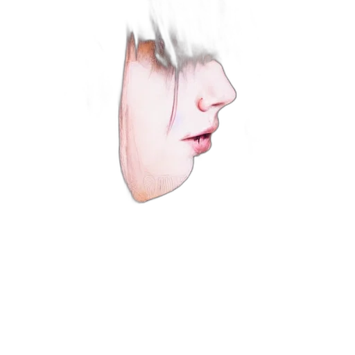 face, mask, hair, umbrella, photorealistic, 3d render, watercolor, concept art transparent PNG cut-out