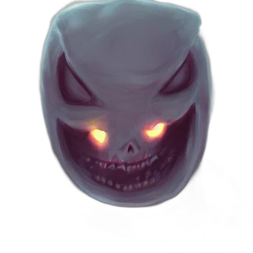 mask, face, 3d render, concept art transparent PNG cut-out