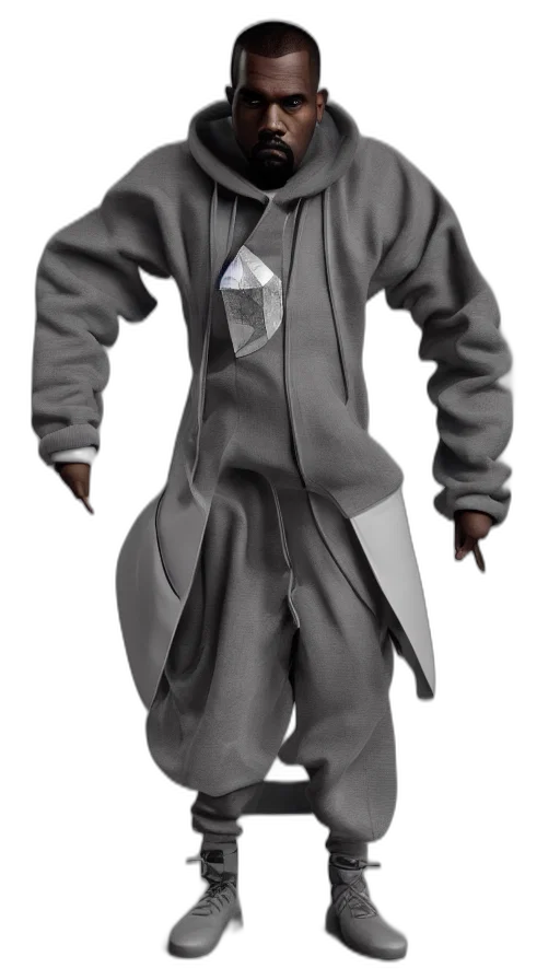 jacket, robot, staff, creature transparent PNG cut-out