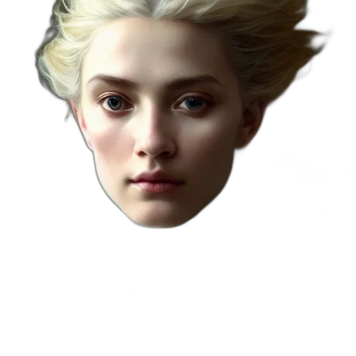 face, hair, crown, mask transparent PNG cut-out