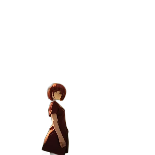 dress, staff, robot, creature, concept art, pixel art, 3d render, anime transparent PNG cut-out
