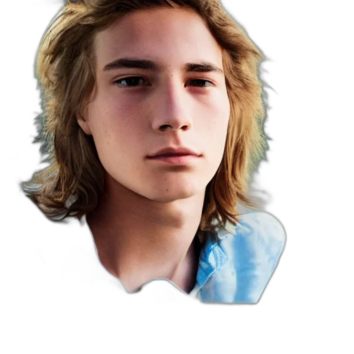 face, hair, jacket, crown, photorealistic, concept art, 3d render, cartoon transparent PNG cut-out