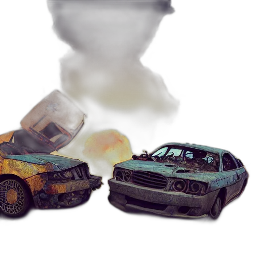 car, weapon, robot, bottle, 3d render, concept art, photorealistic, fantasy art transparent PNG cut-out