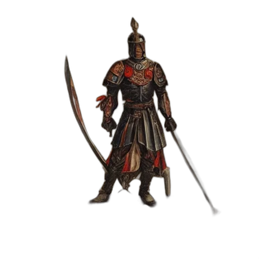 sword, staff, weapon, concept art, fantasy art, 3d render, pixel art, red transparent PNG cut-out