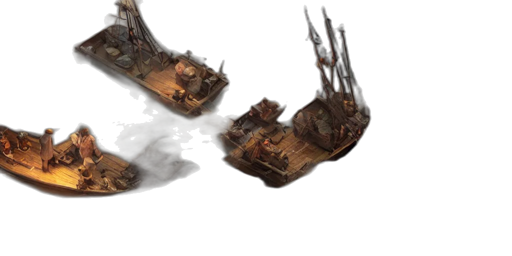 weapon, concept art, fantasy art, 3d render transparent PNG cut-out
