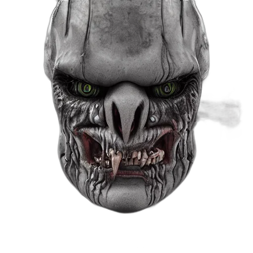 mask, face, creature, robot transparent PNG cut-out