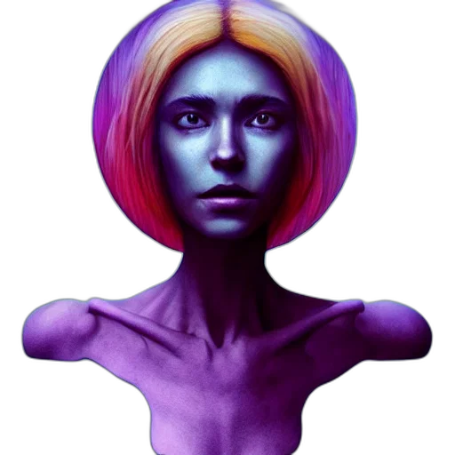 face, hair, mask, jewelry transparent PNG cut-out