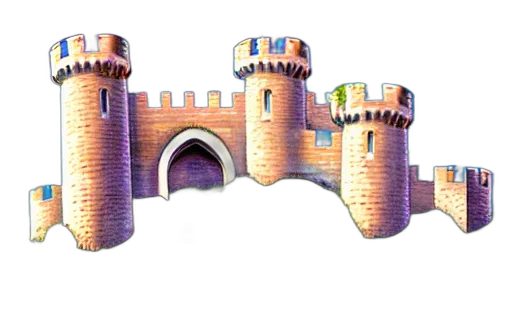 crown, building, dragon, staff, 3d render, concept art, photorealistic, watercolor transparent PNG cut-out
