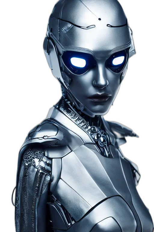 robot, face, cyberpunk, concept art transparent PNG cut-out
