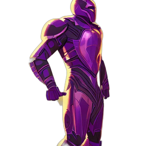 robot, concept art, comic book art, 3d render transparent PNG cut-out