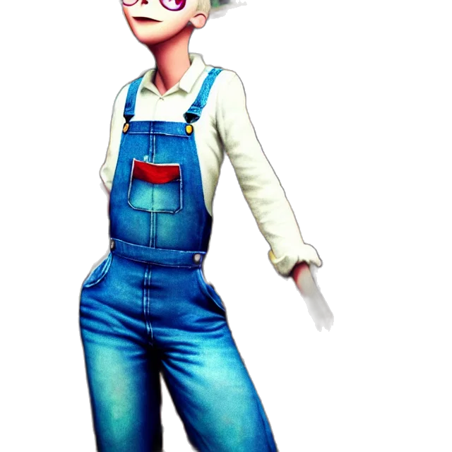 staff, jacket, robot, concept art, 3d render, cartoon, photorealistic, full transparent PNG cut-out