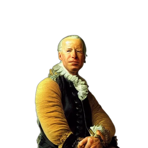 jacket, staff, face, oil painting transparent PNG cut-out