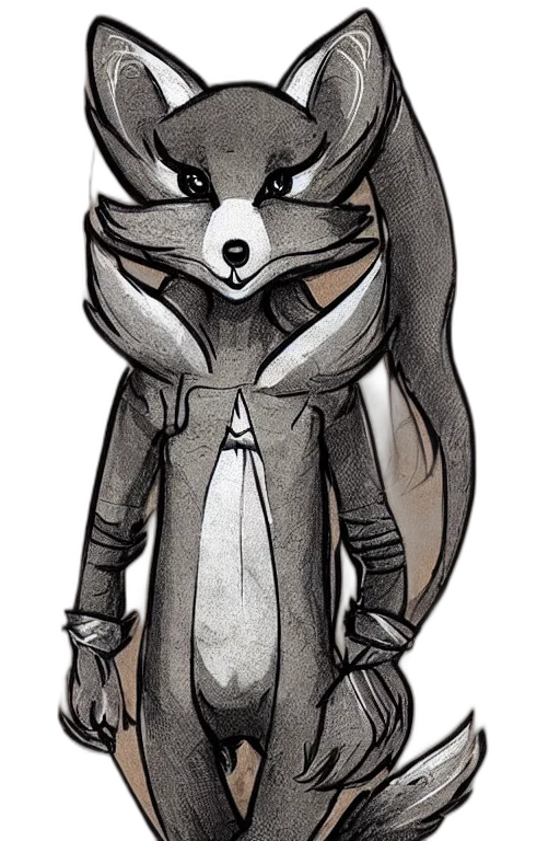 jacket, mask, animal, staff, concept art, watercolor, cartoon, fantasy art transparent PNG cut-out