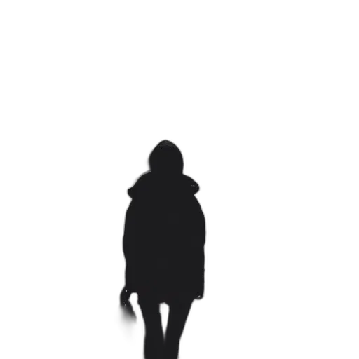 jacket, face, mask, creature, pixel art, concept art, 3d render, photorealistic transparent PNG cut-out