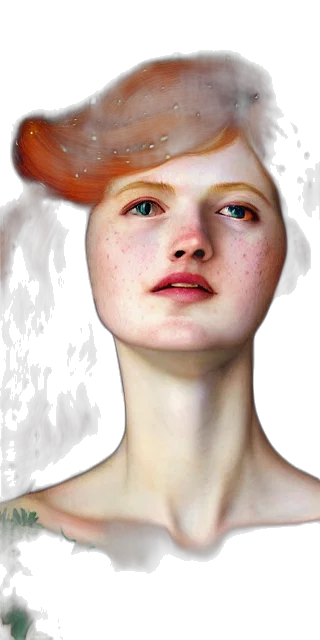face, hat, crown, creature, photorealistic, concept art, fantasy art, oil painting transparent PNG cut-out