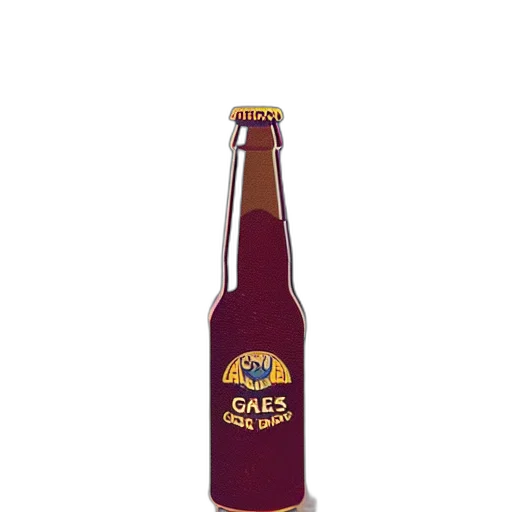 bottle, food, crown, staff, 3d render, photorealistic, goose, island transparent PNG cut-out