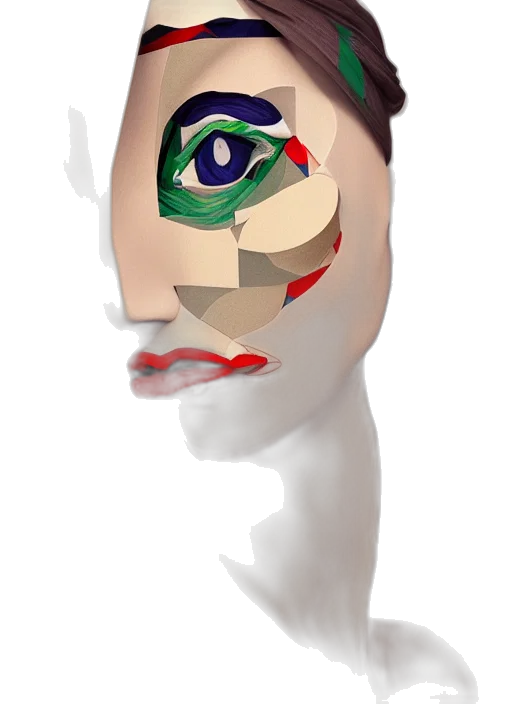 mask, face, creature, staff transparent PNG cut-out