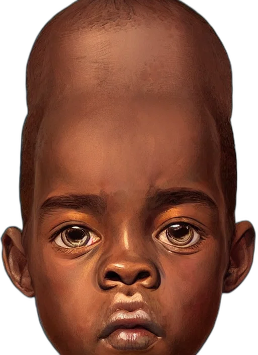 face, mask, crown, hair, photorealistic, concept art, oil painting, watercolor transparent PNG cut-out
