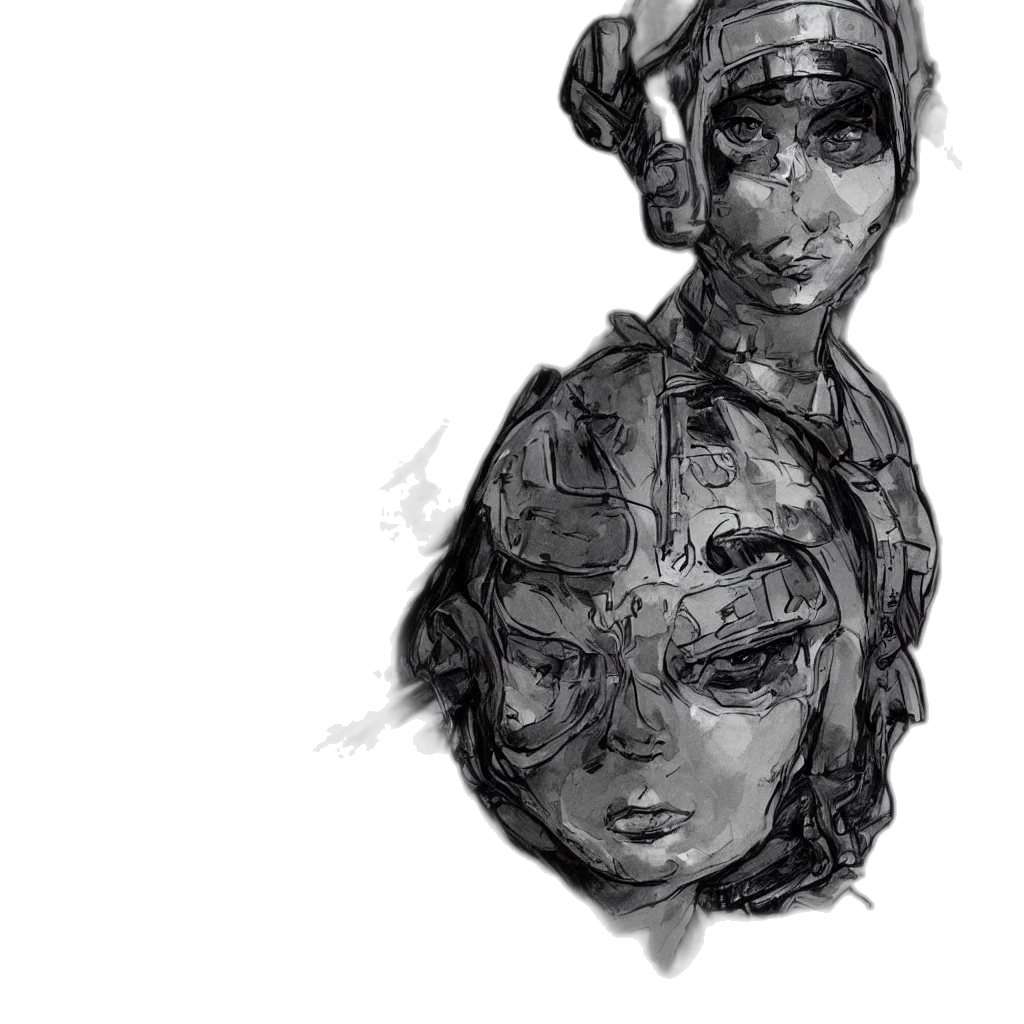 mask, face, robot, crown transparent PNG cut-out
