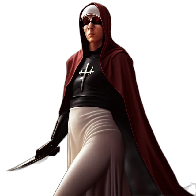 sword, staff, weapon, concept art, comic book art, fantasy art, 3d render, cyberpunk transparent PNG cut-out