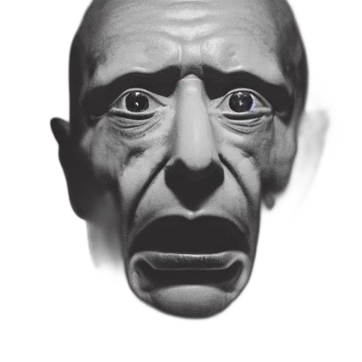 face, mask, robot, creature transparent PNG cut-out