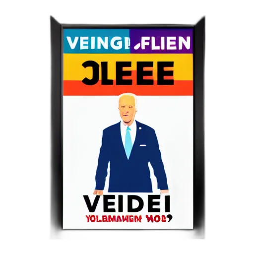 biden, lgbt, poster, style transparent PNG cut-out