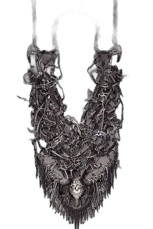 jewelry, crown, dress, mask, necklace, made, many, fingers transparent PNG cut-out