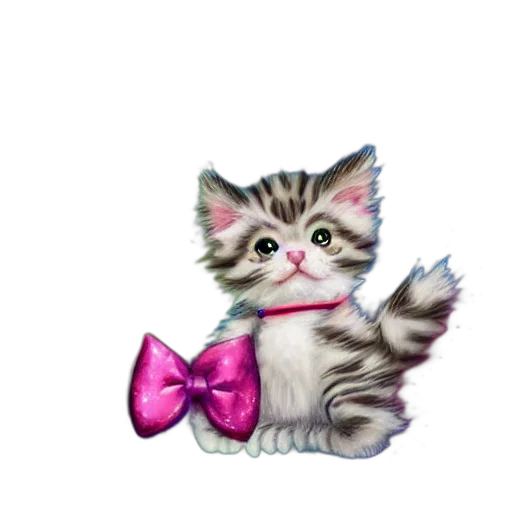 staff, animal, pixel art, concept art, fantasy art, photorealistic, fuzzy, kitten transparent PNG cut-out