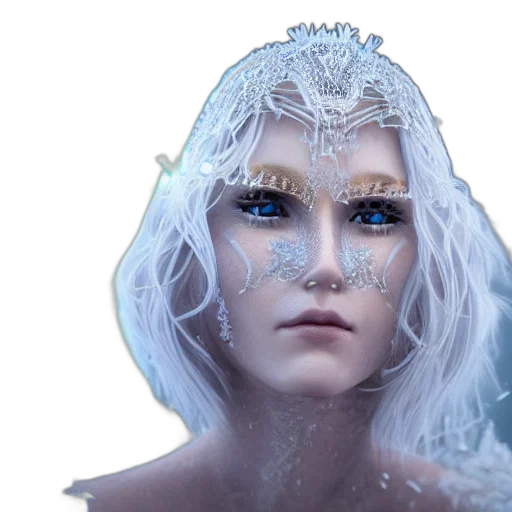face, mask, creature, hair transparent PNG cut-out