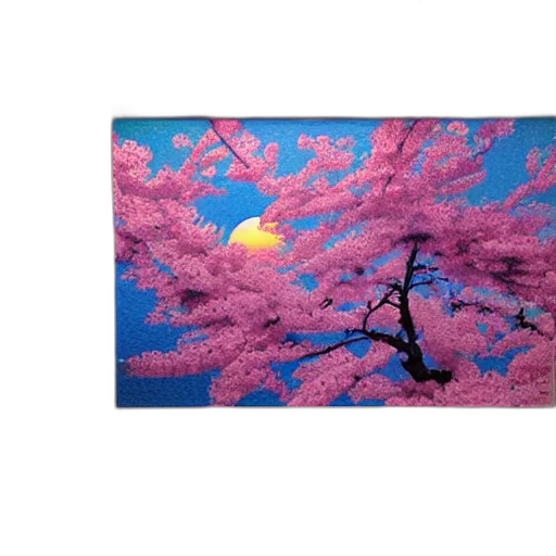 tree, umbrella, flower, dragon, photorealistic, 3d render, oil painting, vaporwave transparent PNG cut-out
