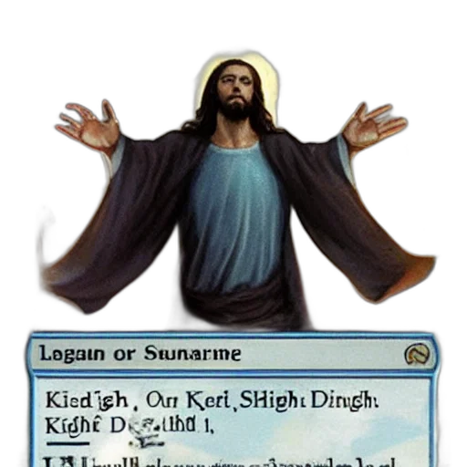concept art, fantasy art, jesus, knight, blue, shield, sworn, oath transparent PNG cut-out