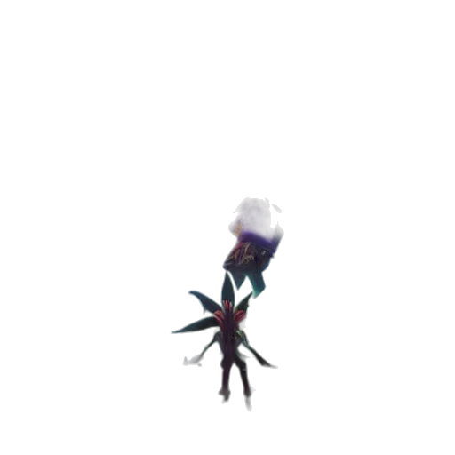 creature, hair, staff, weapon transparent PNG cut-out