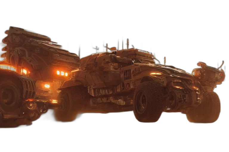car, weapon, robot, animal transparent PNG cut-out