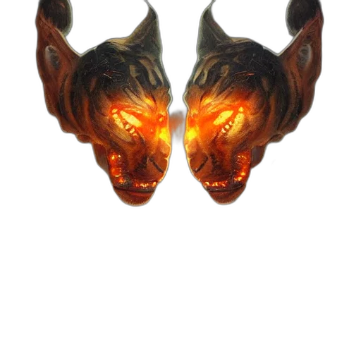 mask, dragon, animal, creature, 3d render, concept art, fantasy art, photorealistic transparent PNG cut-out