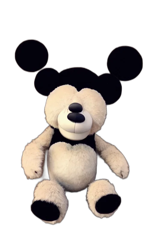 animal, staff, 3d render, cartoon transparent PNG cut-out