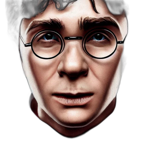 face, mask, photorealistic, comic book art, concept art, fantasy art, portrait, harry transparent PNG cut-out