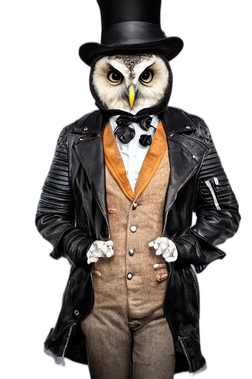 jacket, animal, mask, staff transparent PNG cut-out