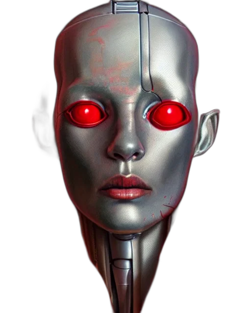 robot, face, mask, staff transparent PNG cut-out