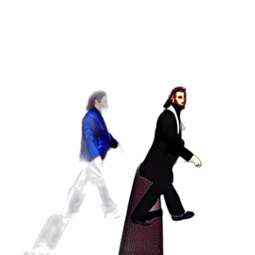 concept art, pixel art, 3d render, photorealistic, outer space, men, walking, crosswalk transparent PNG cut-out