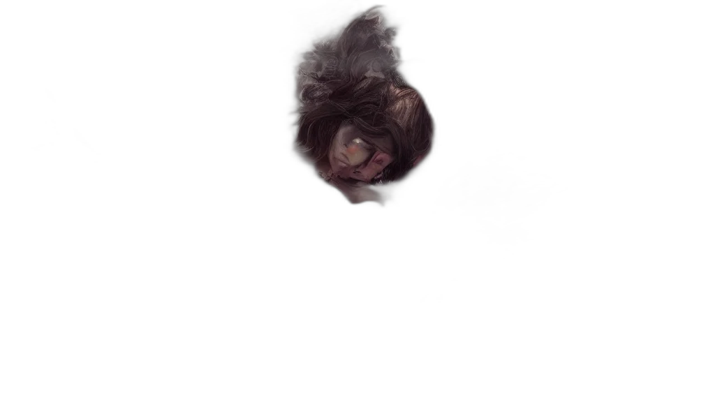 hair, animal, creature, face, photorealistic, 3d render, concept art, oil painting transparent PNG cut-out